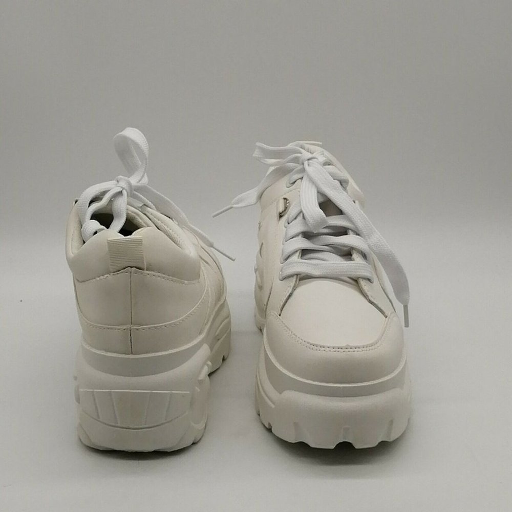 Forever Womens‎ Hyatt 08 Lace Up Sneaker White 6.5 - Picture 3 of 9